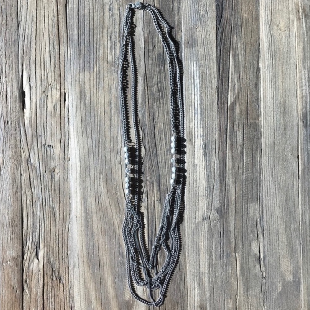 HP!! 🎉🎉 Express Gunmetal Chain Long Necklace.